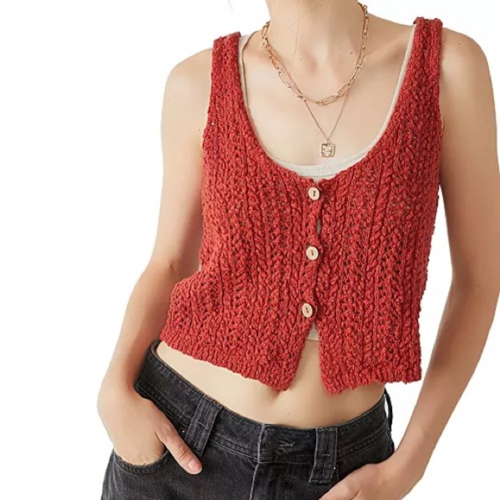 Free People Women's Care FP Stanley Cotton Vest